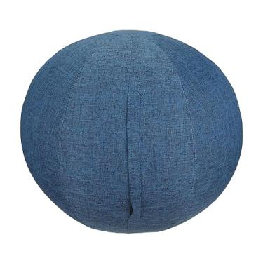 Imagem de Pegciuho Capa para Bola de Ioga de Pilates, Capa para Bola de Equilíbrio com Alça Leve E Capa para Bola de Exercício Antiarranhões, Azul 65cm