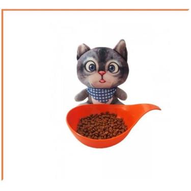 Imagem de Comedouro Bebedouro Para Gato Novo Design Aprox. 250ml - Família de Es