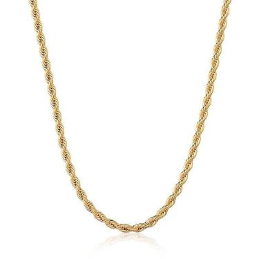 Imagem de Corrente Cordão Baiano Lisa 45Cm Folheada A Ouro