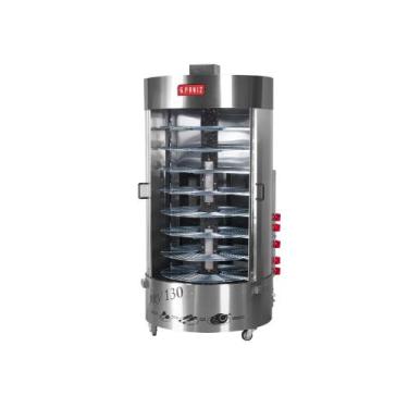 Imagem de Assador de Carne Rotativo Gpaniz 130kg Bivolt Com Queimador Central AR