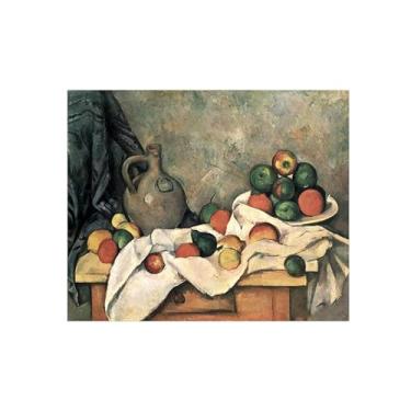 Imagem de Natureza Morta Quadro Parede em Tela-Famosas Pinturas para Sala de Jantar-Fruteira-Decoração Cozinha Vintage 80x95cm Sem Moldura