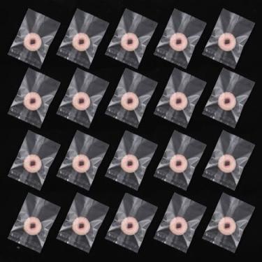 Imagem de QfwdfcTrenz 200 sacos de doces Nougats 10 x 6,3 cm sacos de vedação térmica para caramelos de plástico Nougat, embalagens de doces antiaderentes, pré cortadas, presente transparente para fazer doces