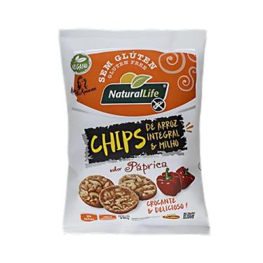 Imagem de Chips de Arroz Integral Sem Glúten Páprica - Natural Life 70g