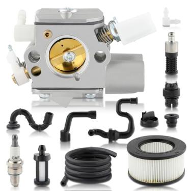 Imagem de Kit de ajuste de carburador MS251 para reposição de peças de motosserra Stihl # 1143 120 0611, com kit de reconstrução de filtro de ar