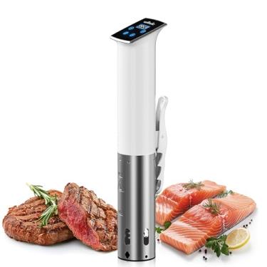 Imagem de Wancle Máquinas de Sous Vide, Circulador de Imersão de Panela Sous-Vide de 1100 Watts, IPX7 Impermeável, Silencioso, Fácil de Usar para Chefs Domésticos