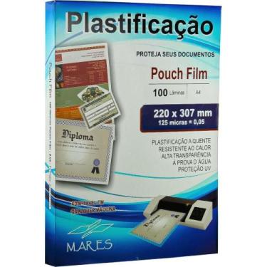 Imagem de Plastico para Plastificacao Pouch FILM A4 220X307 (0,05) - Mares