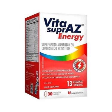 Imagem de Polivitamínico Vita SuprAZ Energy 30 comprimidos - UNIAO QUIMICA