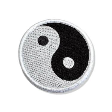 Imagem de AM0023-001 Yin Yang Patch Bordado 6,8x6,8cm - BR44