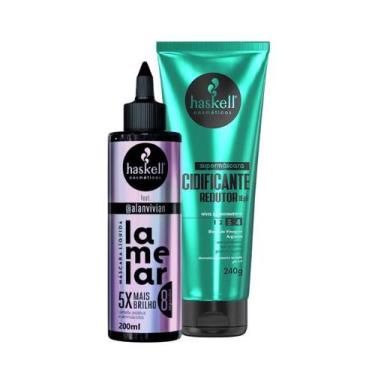 Imagem de Kit Máscara Líquida Lamelar + Supermáscara Acidificante Redutor de pH 