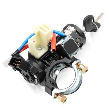 Imagem de Cilindro e caixa de bloqueio de ignição 81910-M7110 para Kia Forte 2019-2021, Kia Soul 2020-2022, conjunto de interruptor de bloqueio de ignição Kia Seltos 2021-2023 com 2 chaves, substitui