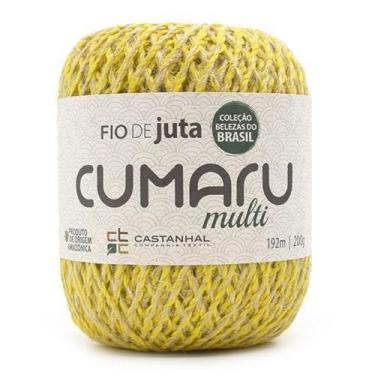 Imagem de Fio de Juta Cumaru Multi 200g - 192 Metros - Castanhal, AMARELO