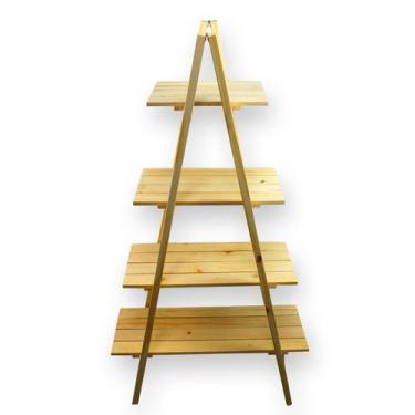 Imagem de Estante Desmontável em Madeira Pinus Cavalete 1,30m - MAD. ART EM MADE