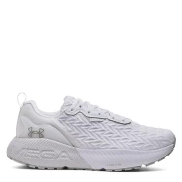 Imagem de Under Armour Mega 3 Clone Tênis de corrida masculino, Branco/prata metálica., 42