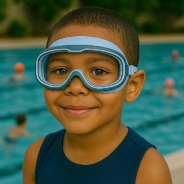 Imagem de Óculos-máscara infantil p/ natação-silicone mergulho-mesaio d - ALÍKI,