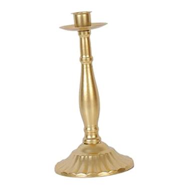 Imagem de Castiçal vintage afunilado para castiçal para decoração de banquete de festa de Natal de casamento - dourado, P