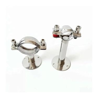 Imagem de 102-108 mm 10.2 cm 10.2 cm 10.8 cm Grampo de suporte de grampo com placa de base inoxidável 304 para fabricação de cerveja L = 100 mm