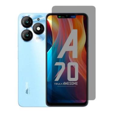 Imagem de Pelicula Proteção Privativa Resistente Compatível Itel A70 - Distribui