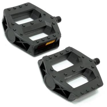 Imagem de Par Pedal Free Style Logan A-1 Plástico Preto 112x102mm
