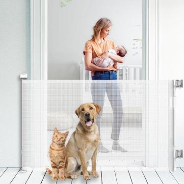 Imagem de Malha retrátil Baby Gate KYXAIN 86x180cm para segurança