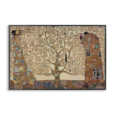 Imagem de Stupell Industries A Árvore da Vida Klimt Gray Framed Giclee Art, design por Gustav Klimt, 20 x 30