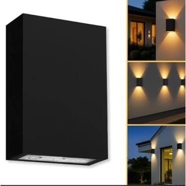 Imagem de Arandela De Led Externa Quadrada Facho Duplo 4w Ip65 3000k