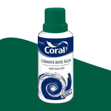 Imagem de Corante Liquido água 50ml Coral Verde