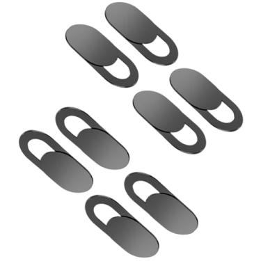 Imagem de Película Premium Protetora Adesiva Ultrafina Privacidade Anti Espião Tampa Bloqueadora Deslizante De Webcam Universal Para Notebook Laptop Computador Tablet Celular Webcam Cover Kit 8 Unid - JETBUY