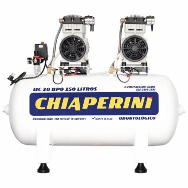 Imagem de Motocompressor Odontológico Sem óleo Mc20 150l Chiaperini