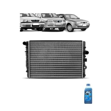 Imagem de Kit Radiador VW Gol 1.0 8/16V Sem Ar-Condicionado + Aditivo Visconde Azul