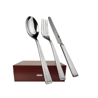 Imagem de Faqueiro em aço inox Fracalanza Madrid 101 peças serve 12 pessoas