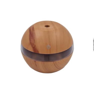 Imagem de Umidificador Difusor de Ar com LED, 200ml, USB, Bivolt, Touch, Plástico ABS, 16x10x10cm, com Cabo e Refil Extra