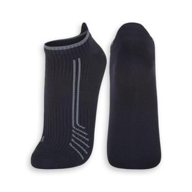 Imagem de Meia Esportiva Cano Curto Lupo 3375-004, Preto, 45/48