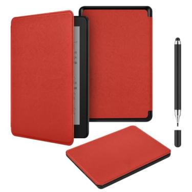 Imagem de Akacy Capa de TPU leve de textura cruzada para Kindle Paperwhite 6.0 (Geração 2022/2024, números de modelo C2V2L3 e RS23CV), com ativar/hibernar automático (4)