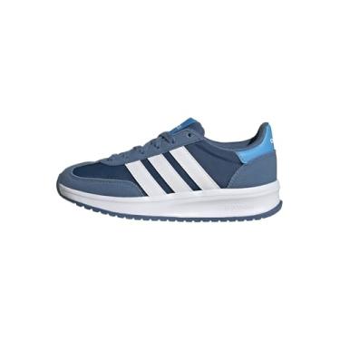 Imagem de adidas Tênis infantil unissex Run 70s 2.0, Tinta escura/branca/gasolina escura, 18