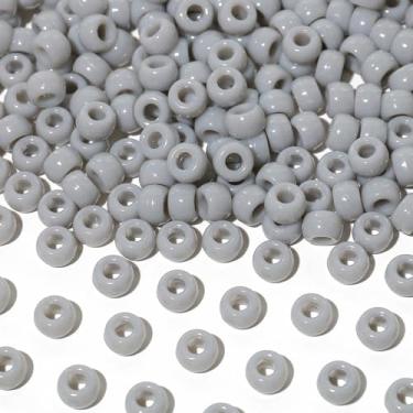 Imagem de Richbunnys 1000 contas de pônei de plástico multicoloridas a granel para artesanato, 6 * 10 mm cores sortidas contas de cabelo preto, vermelho, azul, branco para fazer pulseiras e limpadores de