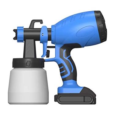 Imagem de Pistola de pulverizador 2000mAh Bateria sem fio de lítio portátil pistola de pulverizador de alta pressão de alta pressão de pulverização(Blue)