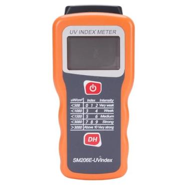 Imagem de Luocute Testador de Medição de Radiação Solar, Medidor de Energia Solar Com Retenção de Dados de Display Digital para Meteorologia óptica Física, Com Função de Retenção de Valor Máximo