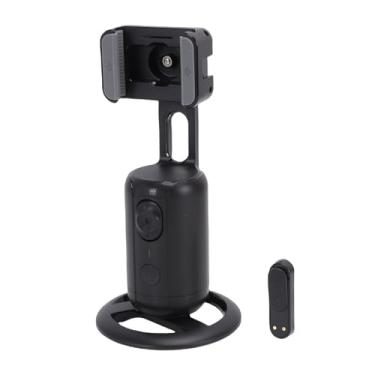 Imagem de OPPWONG Tripé de Rastreamento Facial Automático, Rastreamento de Gestos Faciais AI 360 ° 1500mAh Tipo C Tripé de Telefone Com Microfone de Alcance de 20 M Com Interface