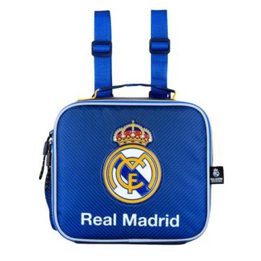 Imagem de Lancheira Escolar Térmica Futebol Time Real Madrid Original - Xeryus