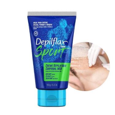 Imagem de Creme Depilação Depilflax Corporal Costas Peito Pernas Braço Masculino