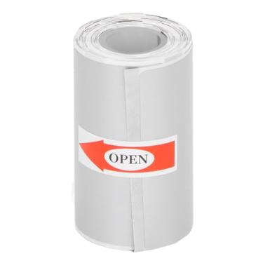 Imagem de Etiquetas térmicas, rolos de etiquetas multiuso 30 x 50 mm / 1,18 x 1,97 pol, papel adesivo térmico autoadesivo impermeável para alimentos, roupas, códigos de barras e organização (prata)