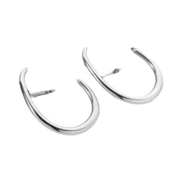 Imagem de 1 par de brincos geométricos simples, elegantes e versáteis da moda re