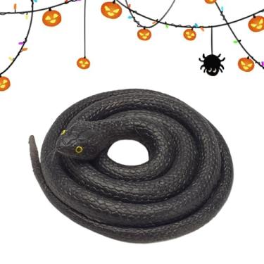 Imagem de Cobras de brinquedo que parecem reais | Dobrável Prank Snake 31,5 polegadas - Brinquedo de pegadinha para truque de piada da Mentira Festa de Halloween, Brinquedos complicados Adereços de pegadinha