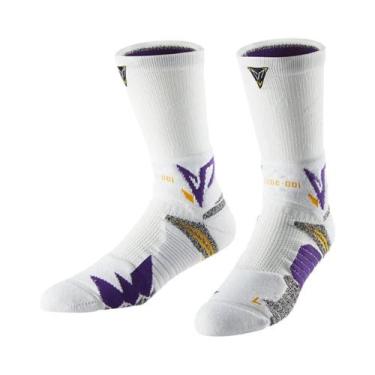 Imagem de Meias Esportivas De Compressão Elástica Antiderrapantes Com Suporte De