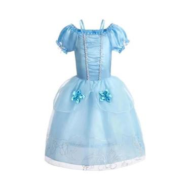 Imagem de Fantasia De Princesa Para Menina, Vestido De Rapunzel, Bela Adormecida