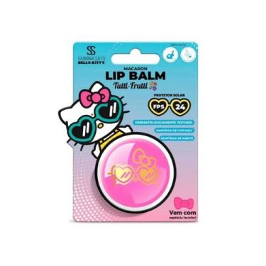 Imagem de Lip Balm Fps 24 Macaron Tuttu-frutti Sabrina Hello Kitty 8g com FPS 24