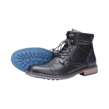 Imagem de Botas De Couro Masculinas Tamanho 7-13 Confortáveis E Novas  AL605 - h