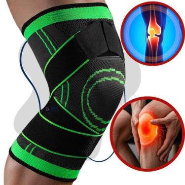 Imagem de Joelheira Articulada Para Artrose e Osteoartrite Lesões 100 Ajustável 