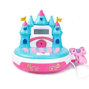 Imagem de Brinquedo Caixa Registradora Infantil Castelo Azul Fenix 