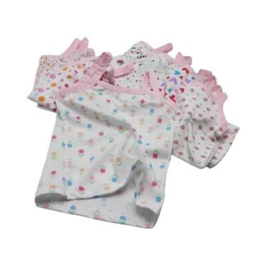 Imagem de Camisetas De Algodão Para Meninas, Pacote Com 3, Camisetas Respiráveis